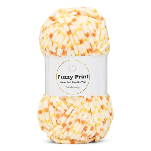 LindeHobby Fuzzy Chenille Print